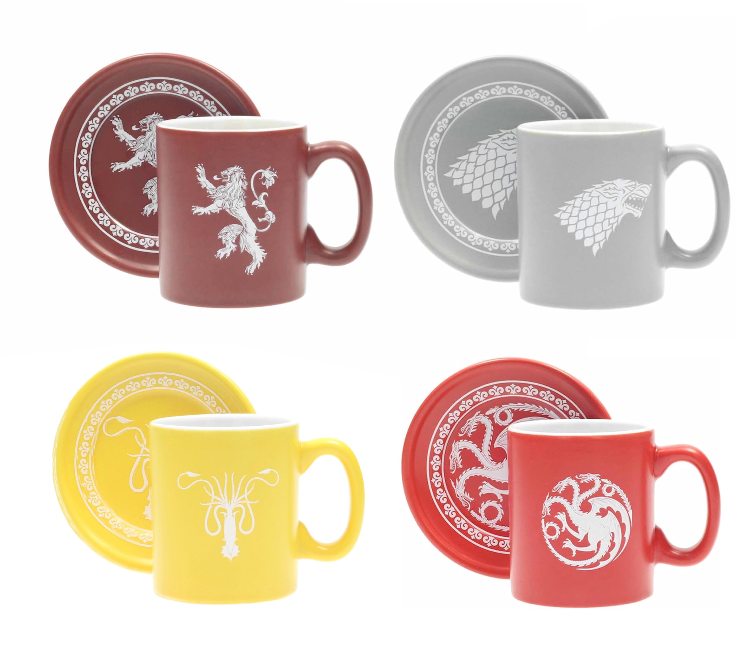 SD Toys SDTHBO27833 Emblems & Mottos Cups - Colorful Collectible Drinking Glasses for Harry Potter Fans | Perfect for Parties, Gifts, and Home Decor