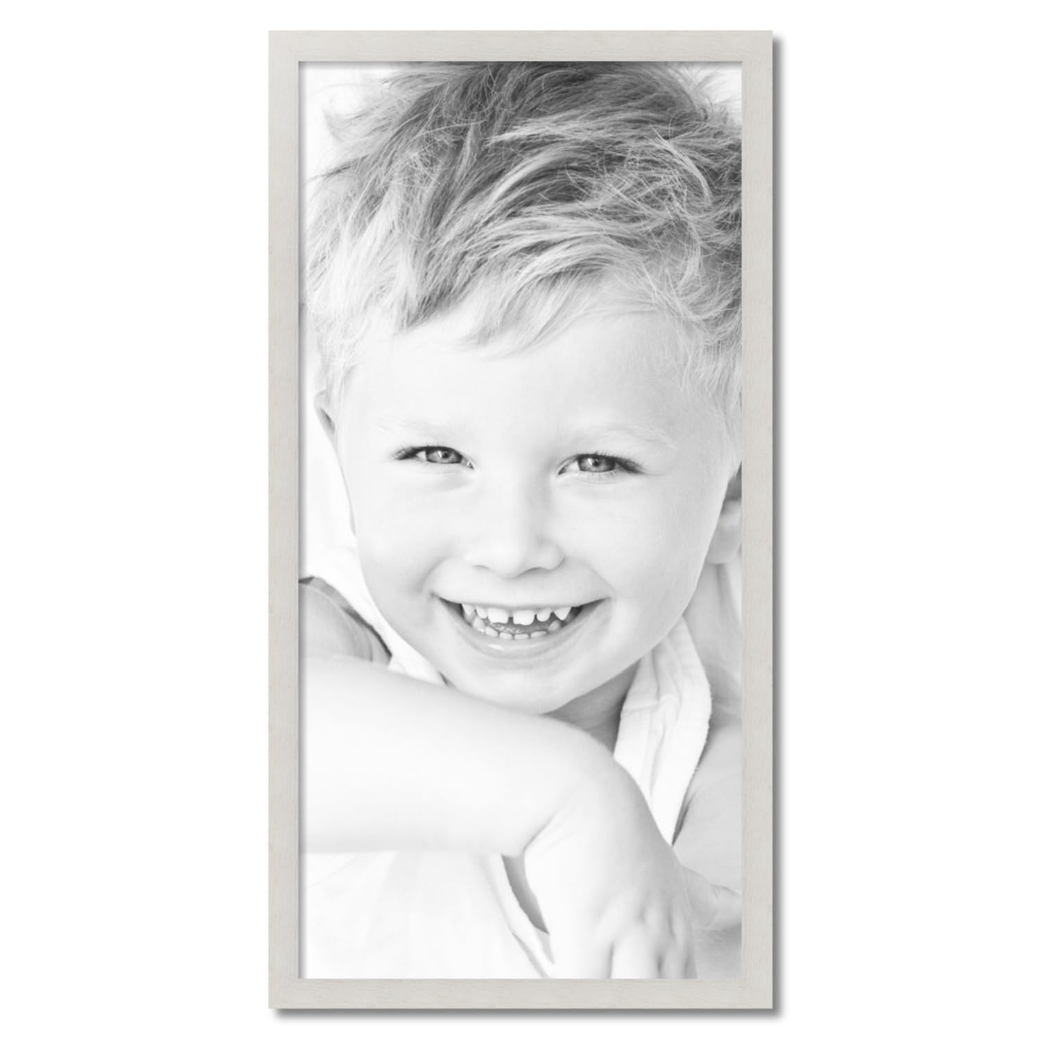 ArtToFrames 22x45 Inch White Picture Frame - 1.5 Inch Custom Wood Poster Frame for Wall Art, Photos & Posters - Shatter-Resistant Acrylic & Ready to Hang - Perfect for Living Room, Bedroom & Office Decor