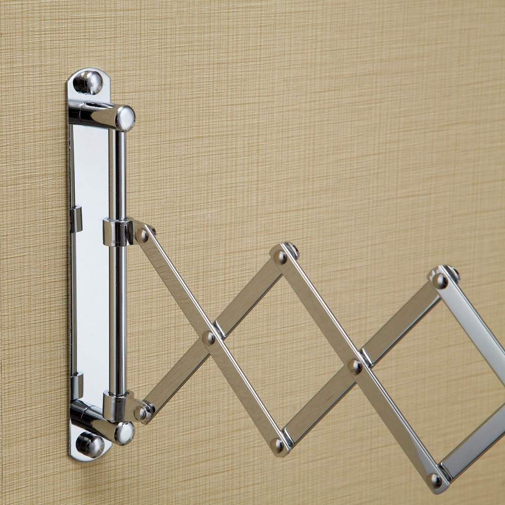 SGSG 8-Inch Wall Mounted Makeup Mirror - Double-Sided Folding Vanity Mirror with Retractable Design for Bathroom & Bedroom Decor | Perfect for Makeup Application, Skincare Routine and Hair Styling