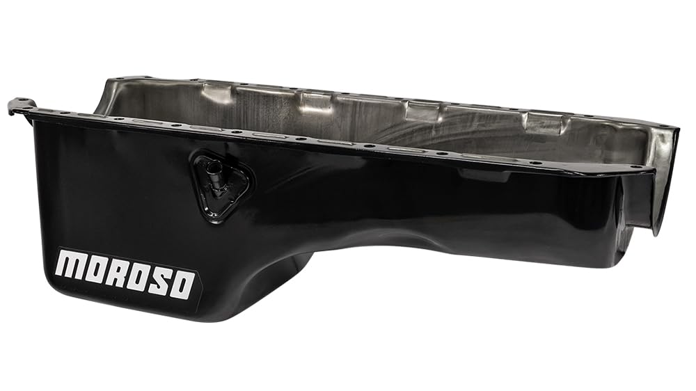 Moroso 20449 Replacement Oil Pan for Chevy Big Block Engines - High Performance Upgrade for Chevy 396, 427, 454 Engines - Perfect for Engine Rebuilds & Racing Applications