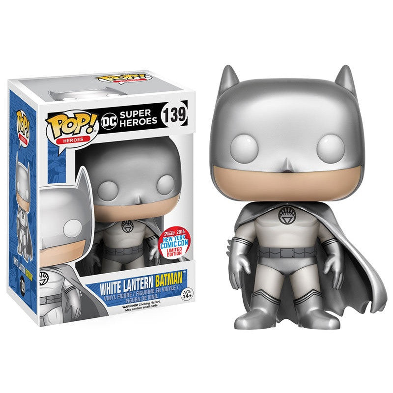 DC Universe Pop! Vinyl Figure White Lantern: Batman NYCC 2016 Exclusive Collectible - Perfect for Comic Fans, Display & Gift Giving