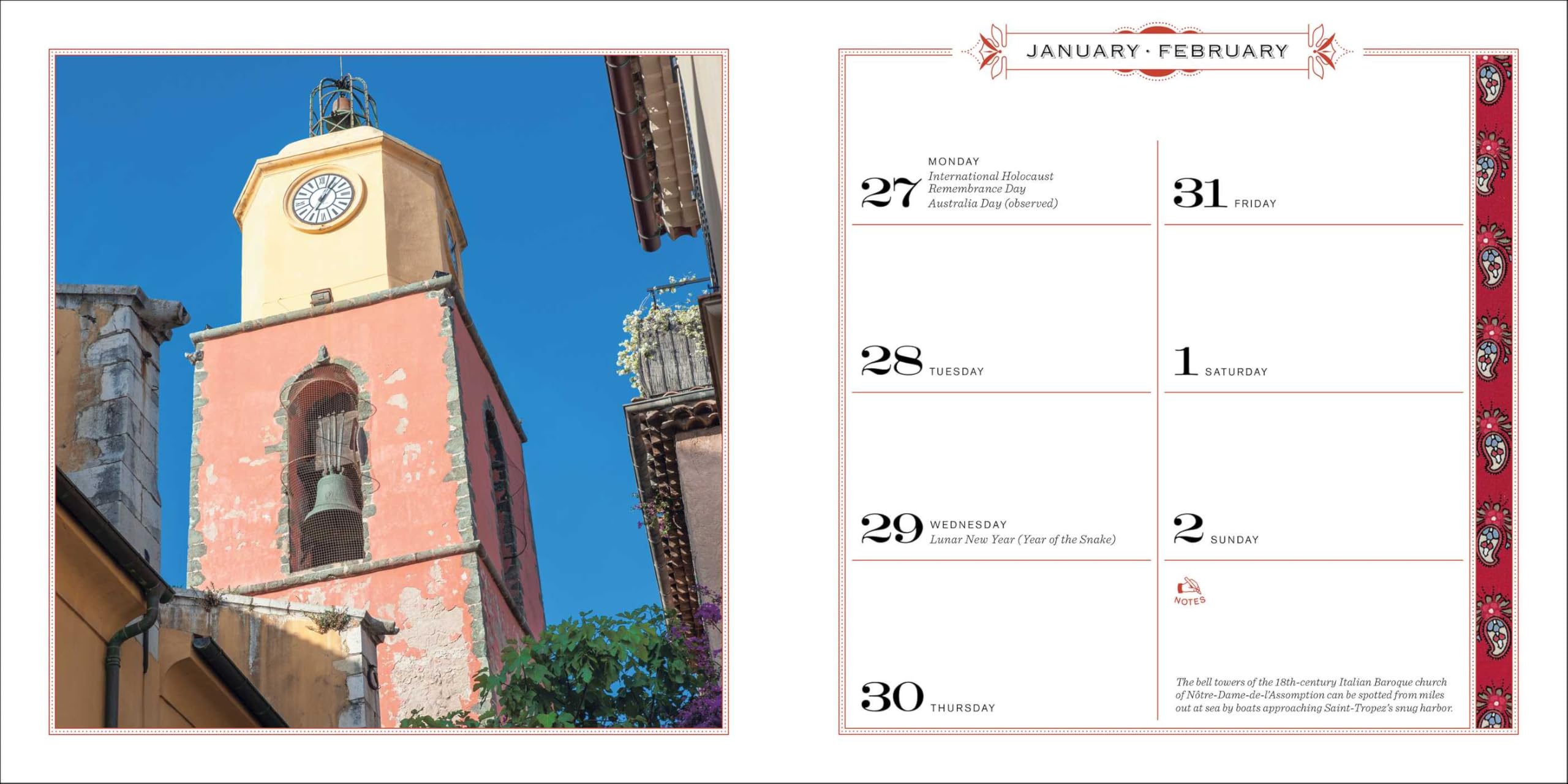 French Country Diary 2025 Engagement Calendar - Floral Weekly/Monthly Planner with Inspirational Quotes - Perfect for Home Office, Gift Giving & Personal Organization