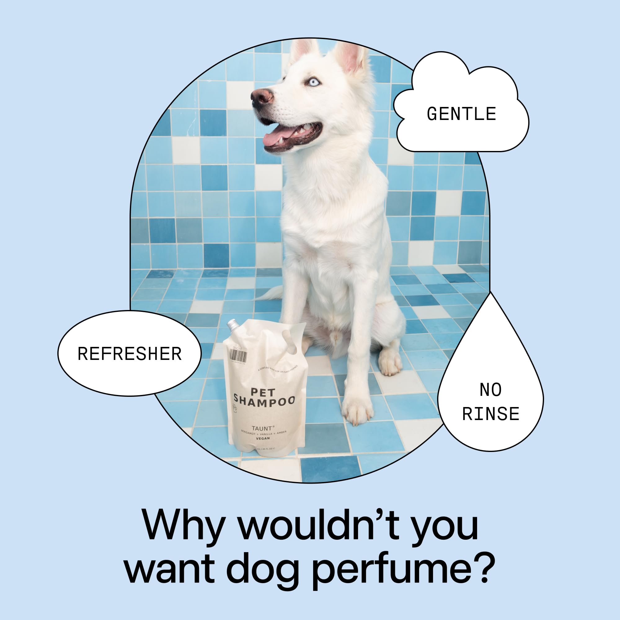**DedCool Pet Shampoo for Dogs & Cats - Tear-Free, Hypoallergenic, Vegan Formula for Sensitive Skin, Dryness & Itch Relief - Deodorizing Shampoo & Conditioner (2 oz Mini, 01 Taunt) - Perfect for Bath Time & Allergy-Prone Pets**