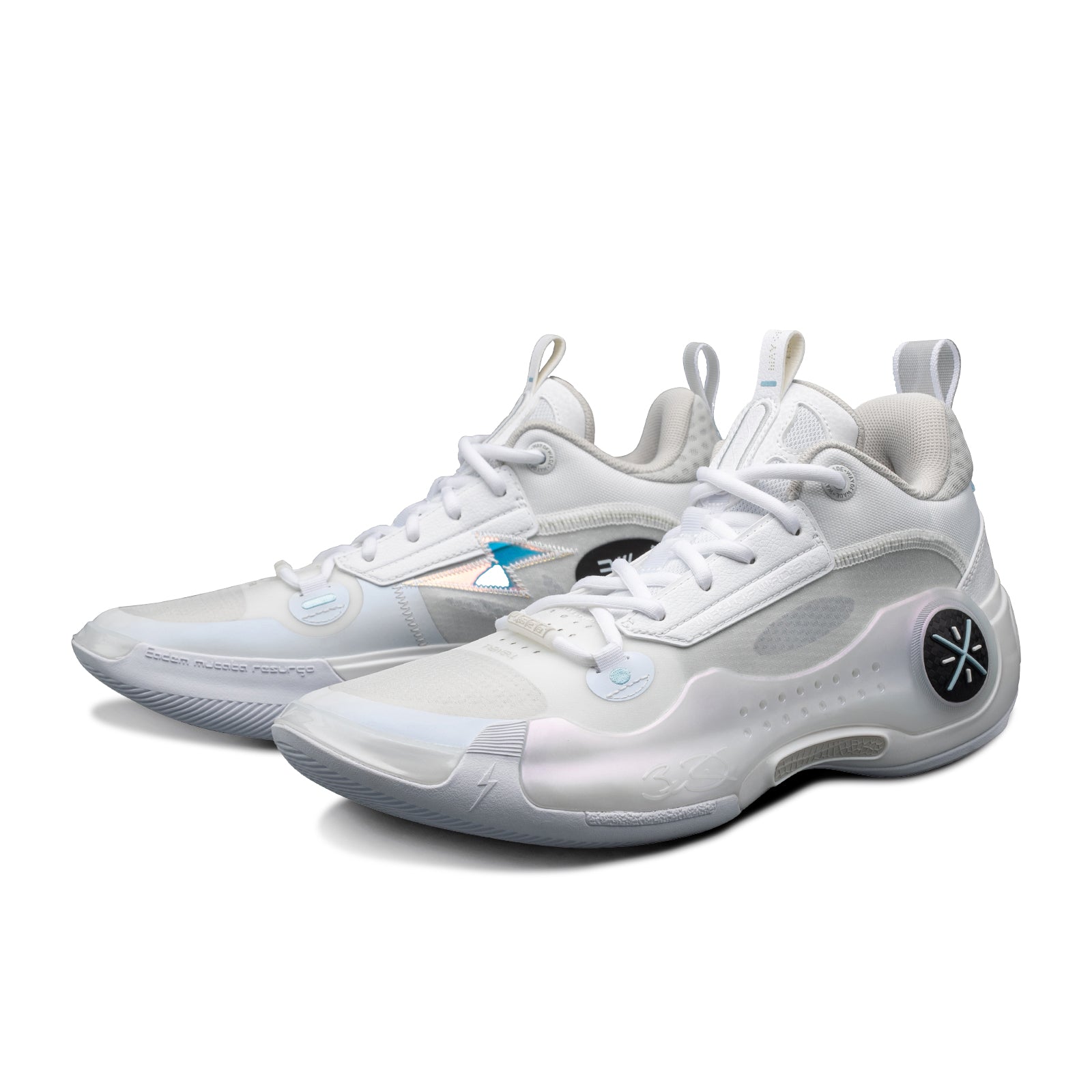 Way of Wade 10 Low White Hot Basketball Shoes - Lightweight Performance Sneakers for Men | Perfect for Indoor Courts & Streetwear Fashion