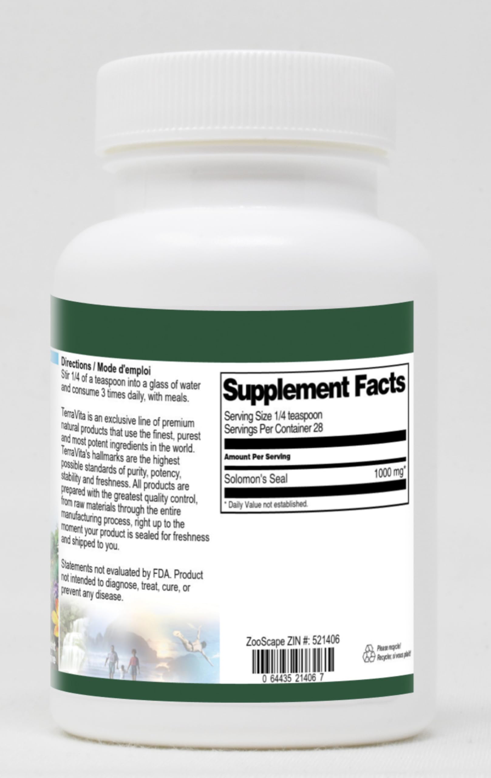 Premium Solomon's Seal Root Powder (1 oz) - USDA Organic, Non-GMO, Gluten-Free - Supports Joint & Muscle Health - Ideal for Herbal Teas, Tinctures & Natural Remedies