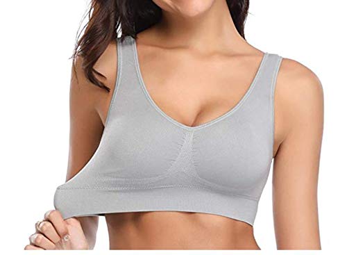 Comfy Wireless Sleep Bras for Women - 3 Pack, Removable Padded for Home & Lounge