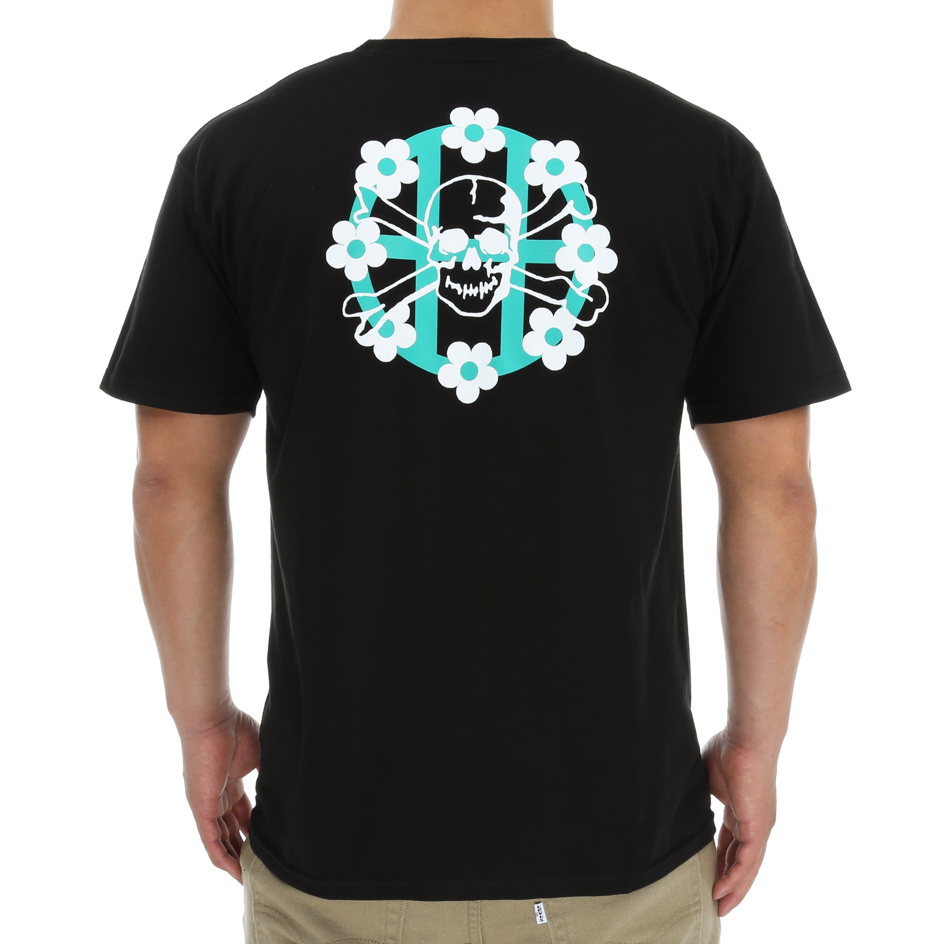 Huf Killer Circle H Graphic T-Shirt for Men - Black Cotton Tee - Streetwear & Skate Style for Casual Wear