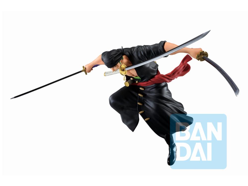 Bandai Ichibansho One Piece Wano Country Third Act Roronoa Zoro Anime Figure Statue - Collectible Action Figure for Anime Fans, Home Decor, and Gift for One Piece Lovers