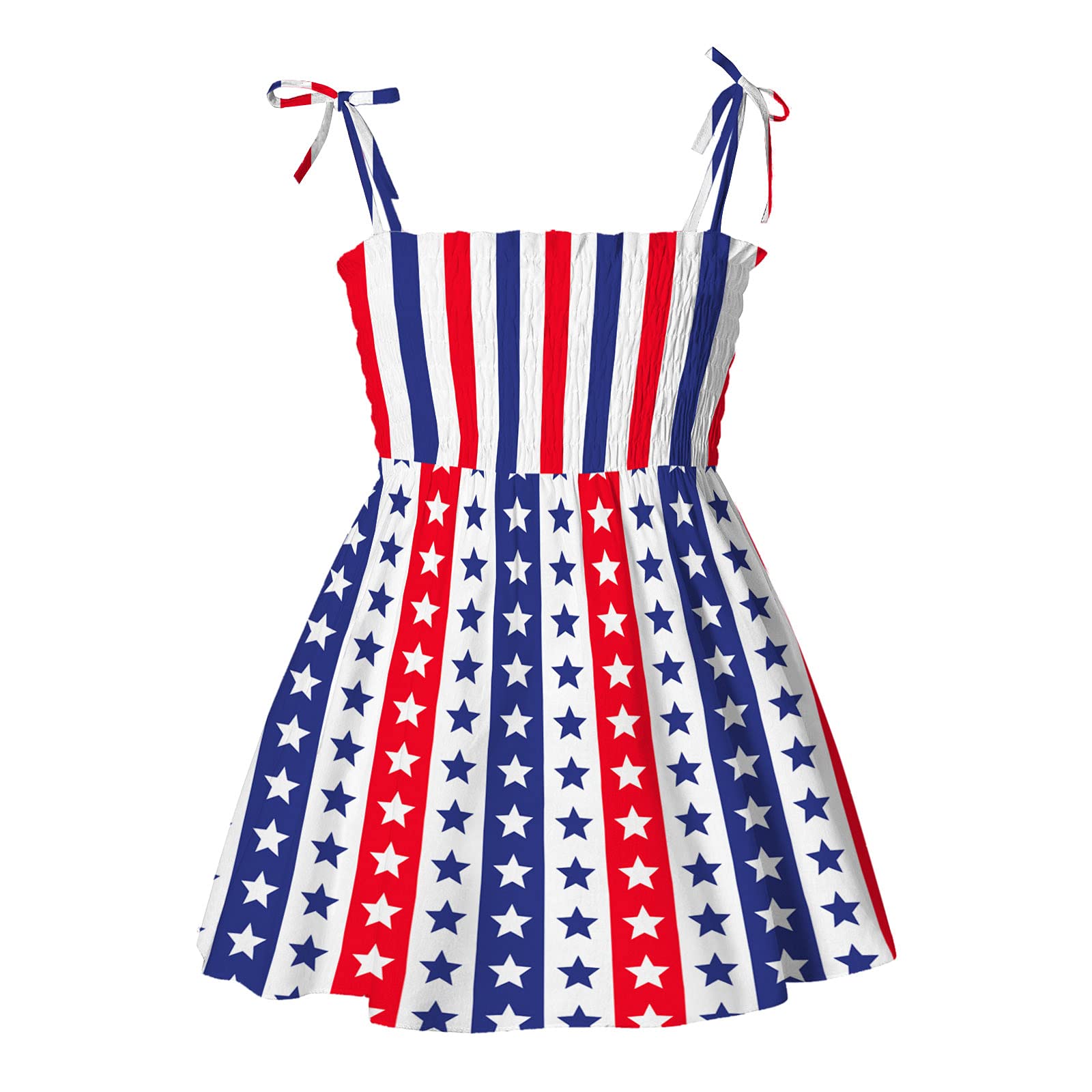 Bmisegm Girls' Casual Toddler Dresses - Cute Baby Clothes for 4th of July, Swing Dresses for Little Girls | Perfect for Independence Day Celebrations, Birthday Parties & Summer Outfits