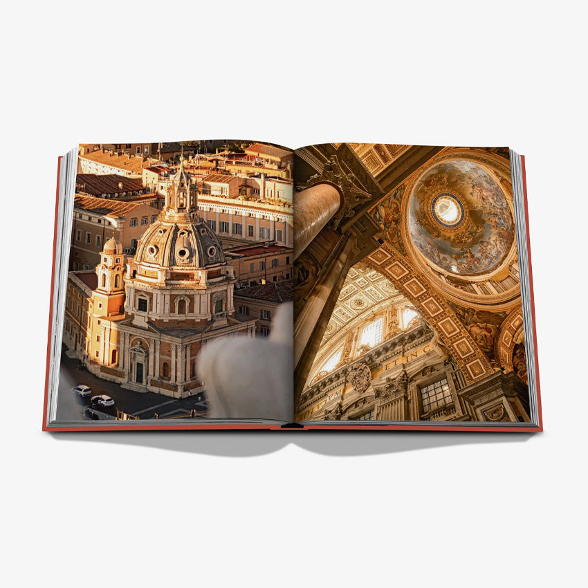 Assouline Roma Eterna Luxury Coffee Table Book - Italian Art & History Photography Collection for Home Decor & Gift Giving
