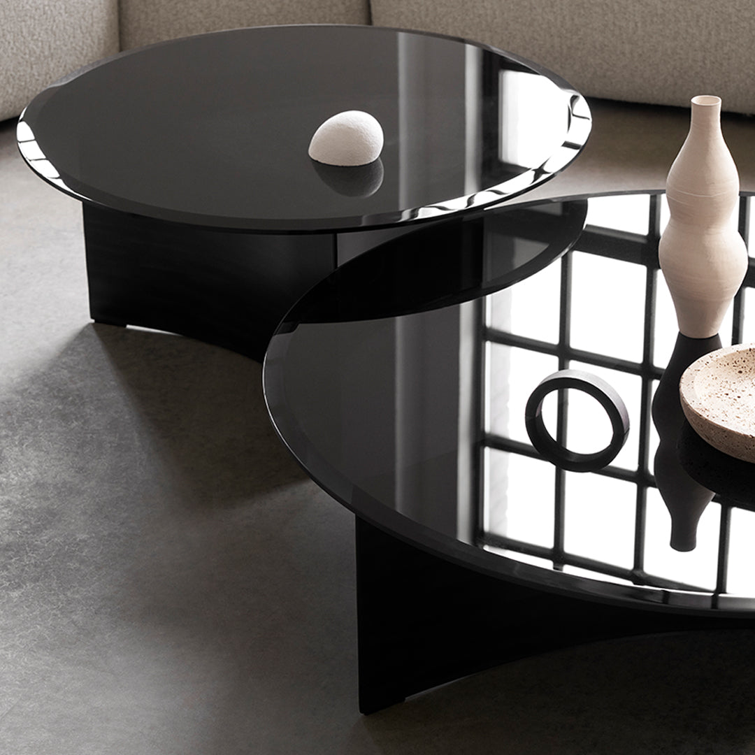 Modern Arc Coffee Table - Mid-Century Design, Solid Wood, Living Room Centerpiece for Home Decor | Perfect for Lounge, Family Room & Office Spaces