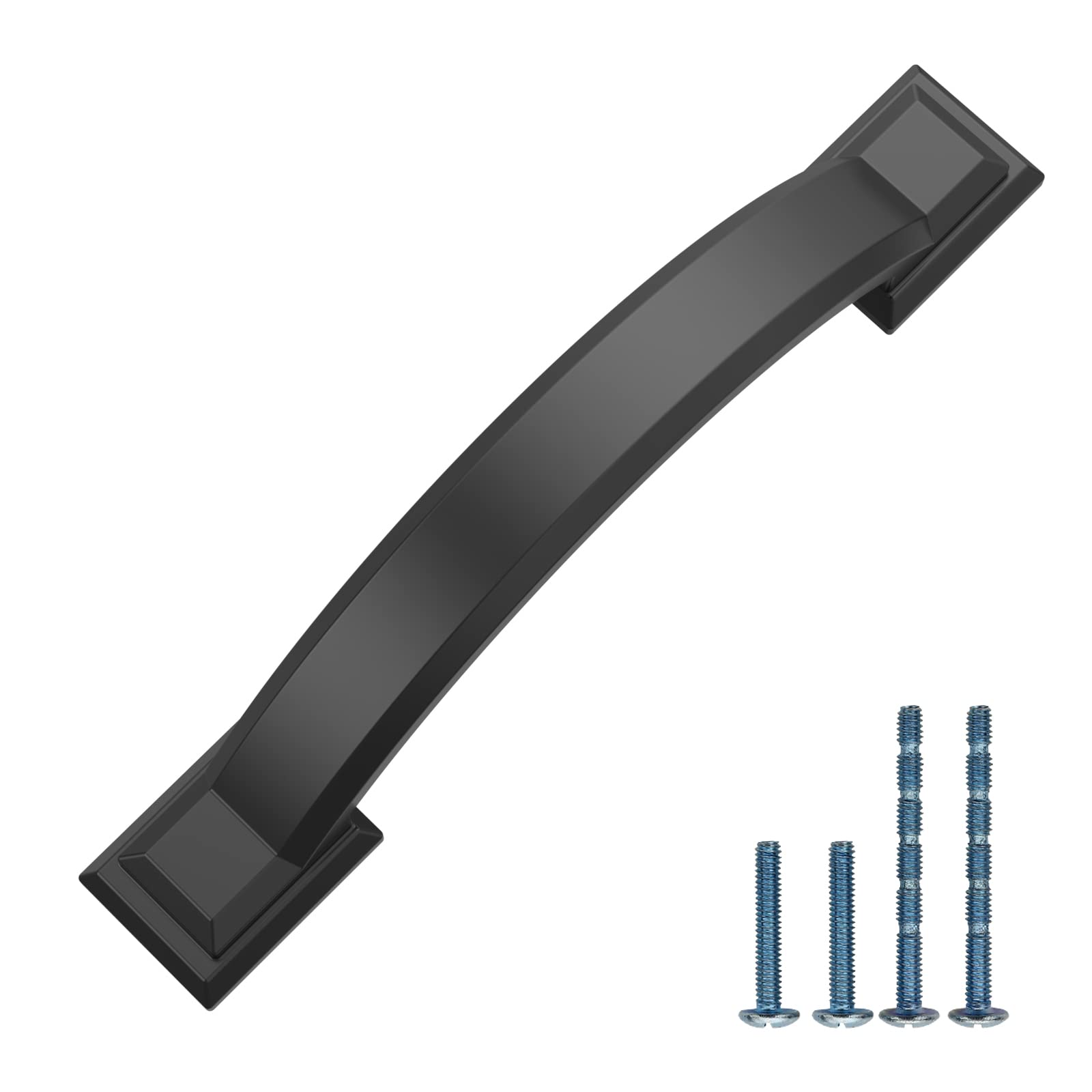 30 Pack Matte Black 3 Inch Hole Center Cabinet Handles - Durable Kitchen Cabinet Pulls & Drawer Pulls for Modern Cupboard Hardware, Perfect for Home, Office, and RV Cabinets