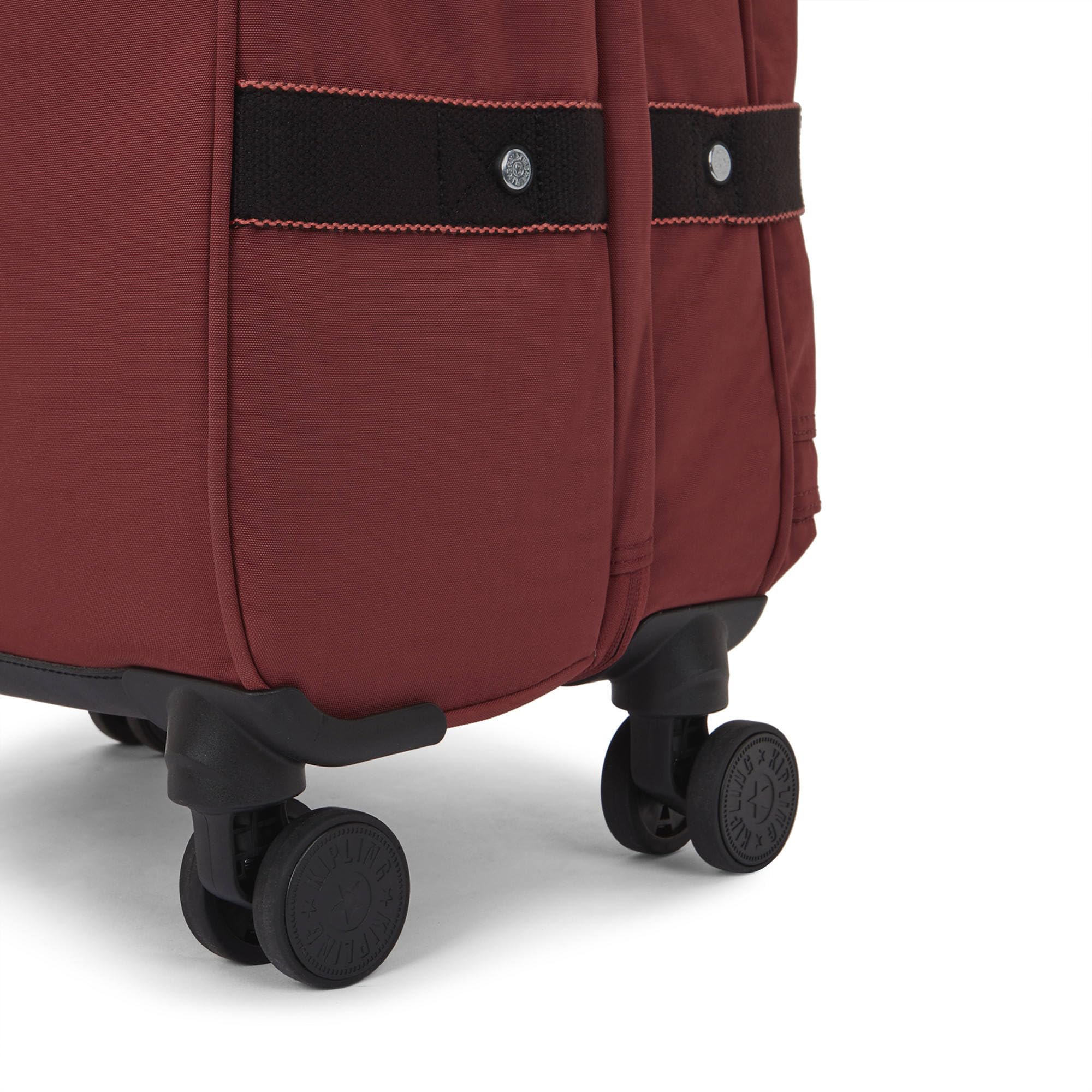 Kipling Women's Spontaneous Medium 4-Wheel Spinner Luggage Suitcase - Lightweight Expandable Carry-On with USB Port, Flaring Rust Color - Perfect for Business Travel & Weekend Getaways