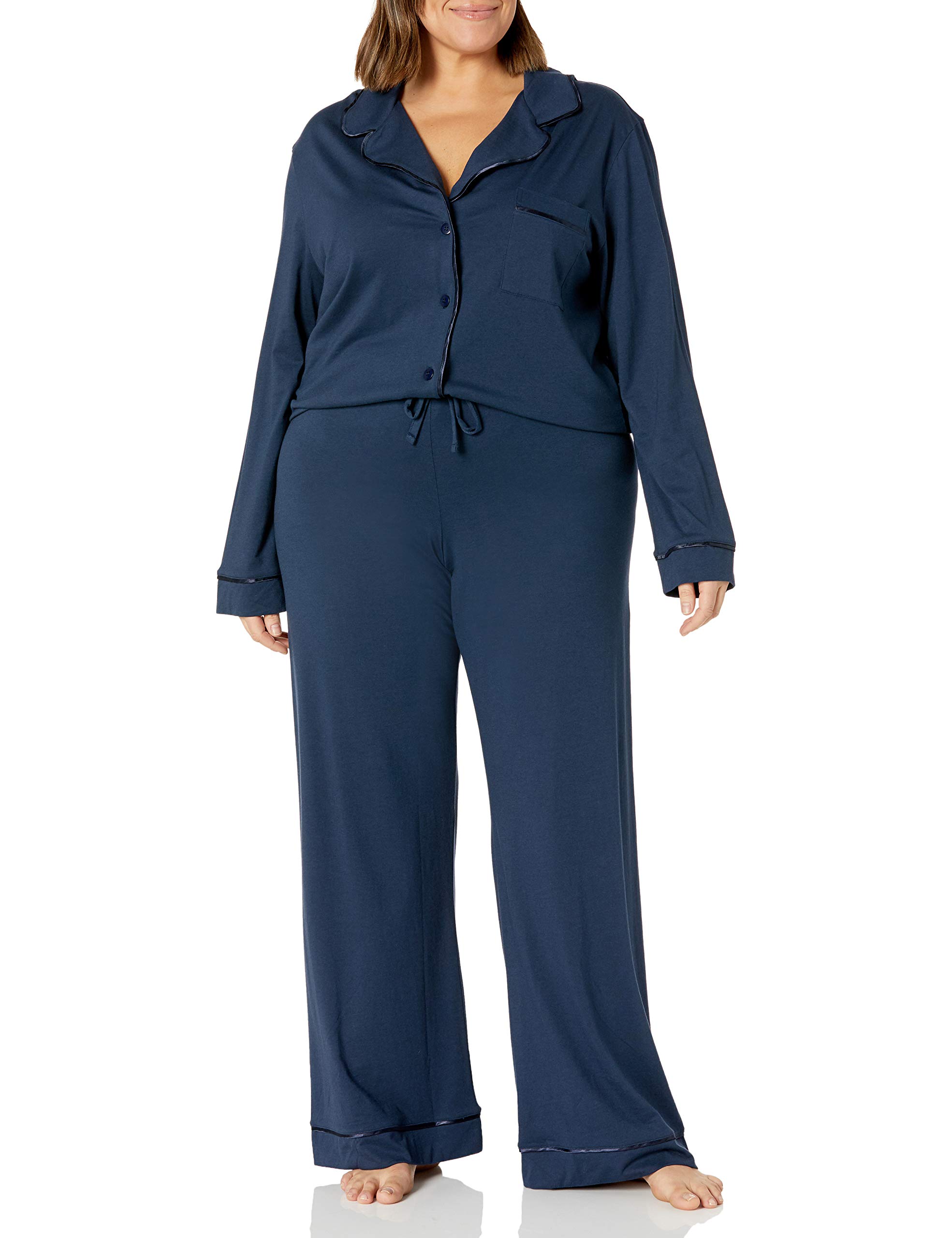 Cosabella Women's Bella Relaxed Long Sleeve Pajama Set - Soft Cotton Sleepwear for Women, Comfortable Loungewear for Nighttime & Home Relaxation