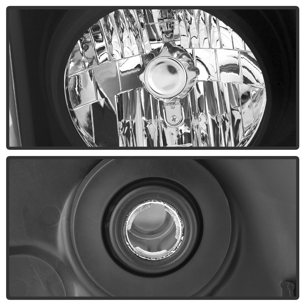 XTune Black Crystal LED Headlights for GMC Yukon Denali, Yukon XL Denali & Yukon Hybrid Denali - High-Performance Replacement Headlights for Enhanced Night Visibility & Stylish Upgrade