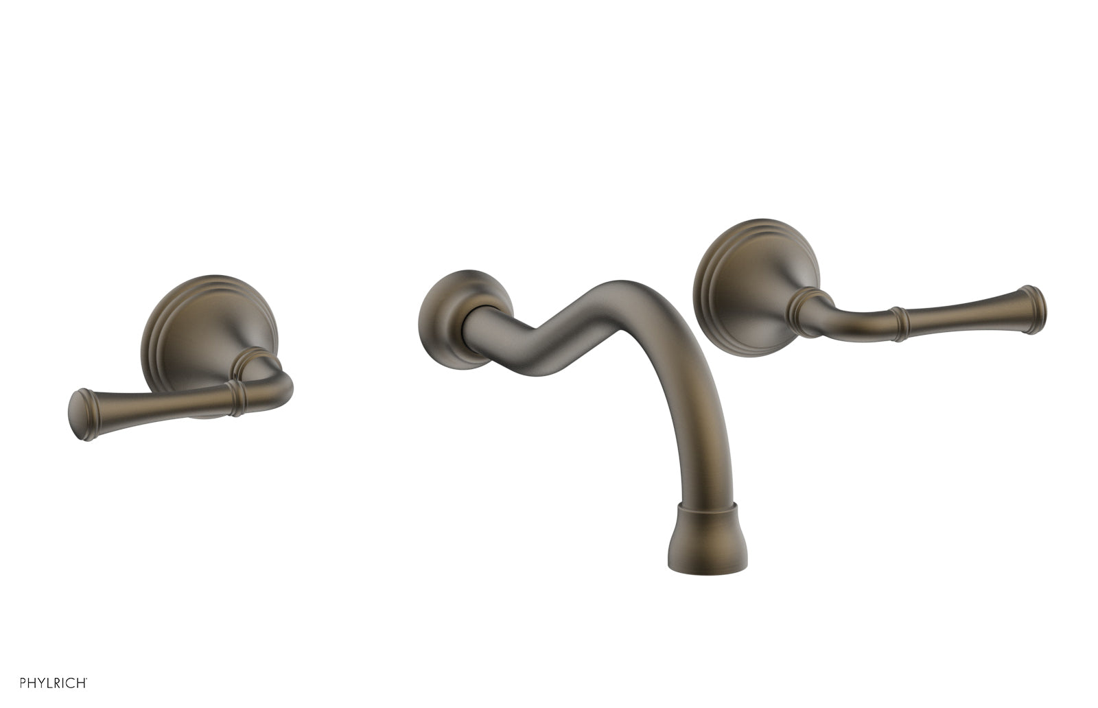 3RING Wall Tub Set D1205 - Modern Bathroom Faucet with 3-Handle Design for Sink and Bathtub, Perfect for Home Renovation and Luxury Bathroom Upgrade