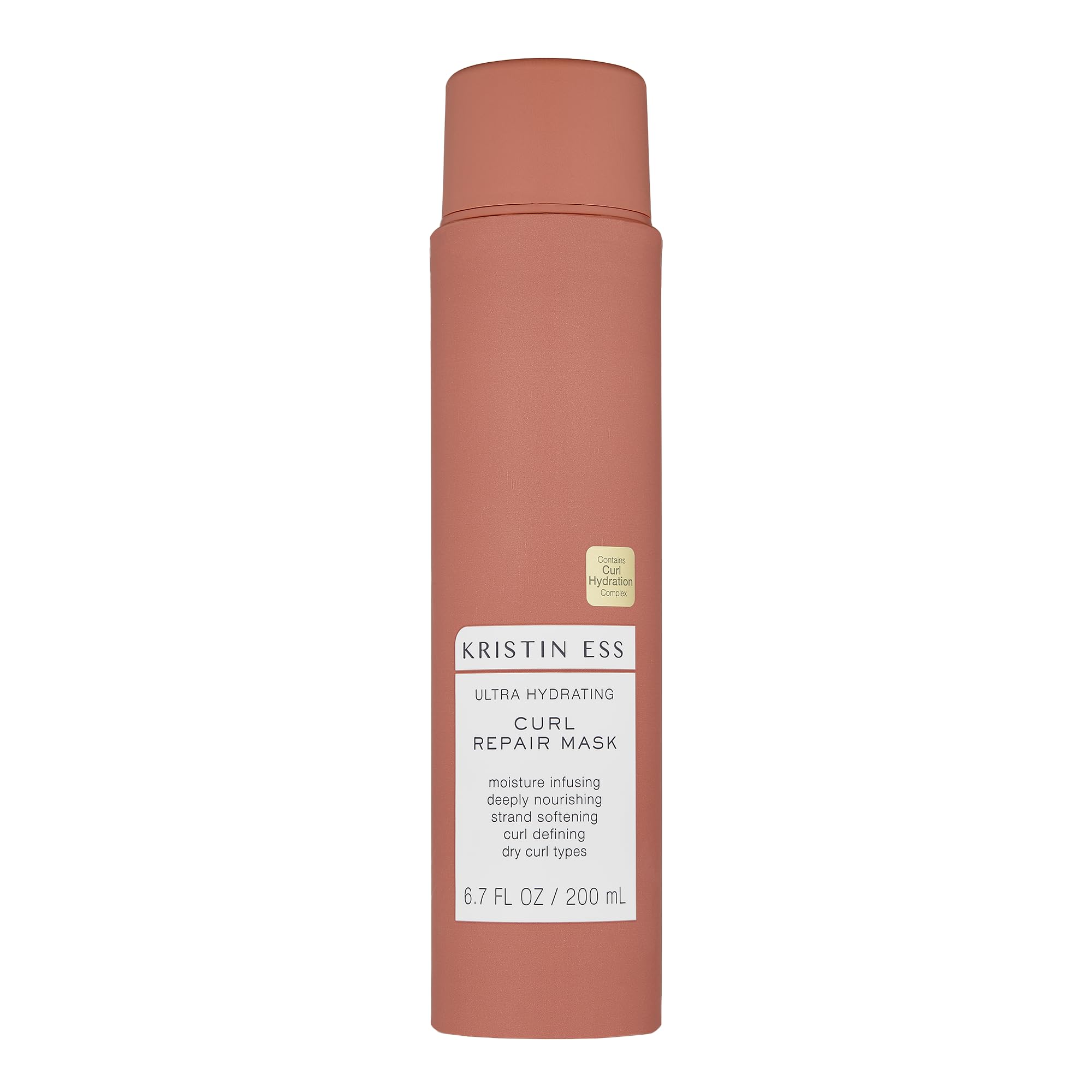 Kristin Ess Ultra Hydrating Curl Repair Hair Mask with Shea Butter - Deep Conditioner Treatment for Dry, Damaged, Curly Hair | Vegan, Color & Keratin Safe | 6.7 fl oz | Perfect for Post-Wash Hydration & Frizz Control