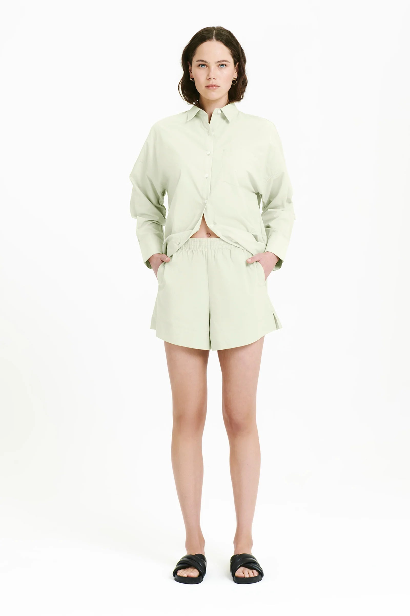 Cruz Poplin Shorts for Women - Breathable Eucalyptus Fabric - Perfect for Summer, Travel & Casual Outings