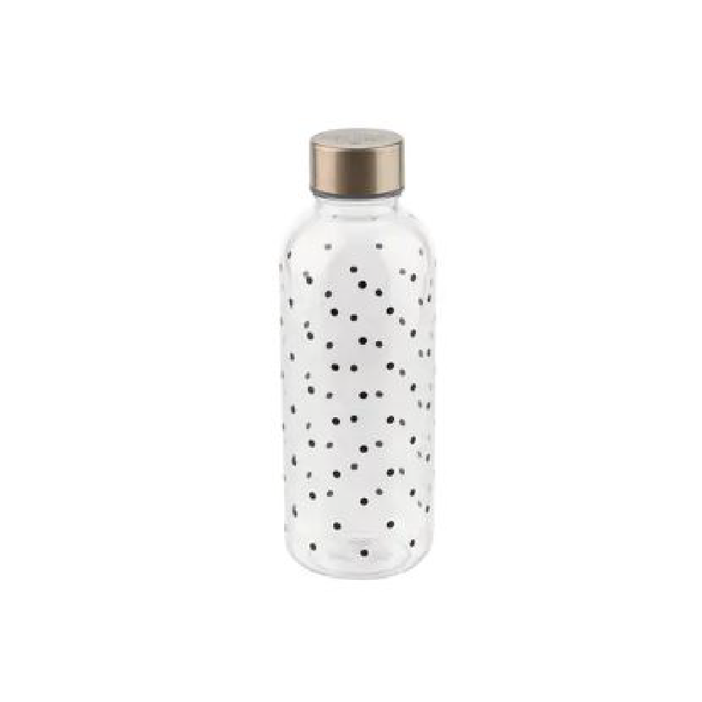 Ms Etoile Insulated Water Bottle with Stylish Polka Dots - Leakproof & BPA Free - Perfect for Gym, Office & Outdoor Activities