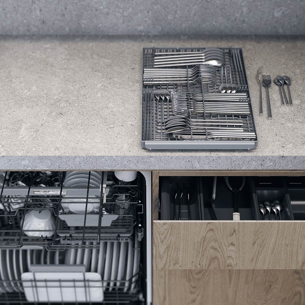 Asko DFI663XXL Panel Ready Built-In Dishwasher - 24 Inch Stainless Steel Interior, Ultra Quiet Operation for Open Kitchens and Modern Homes