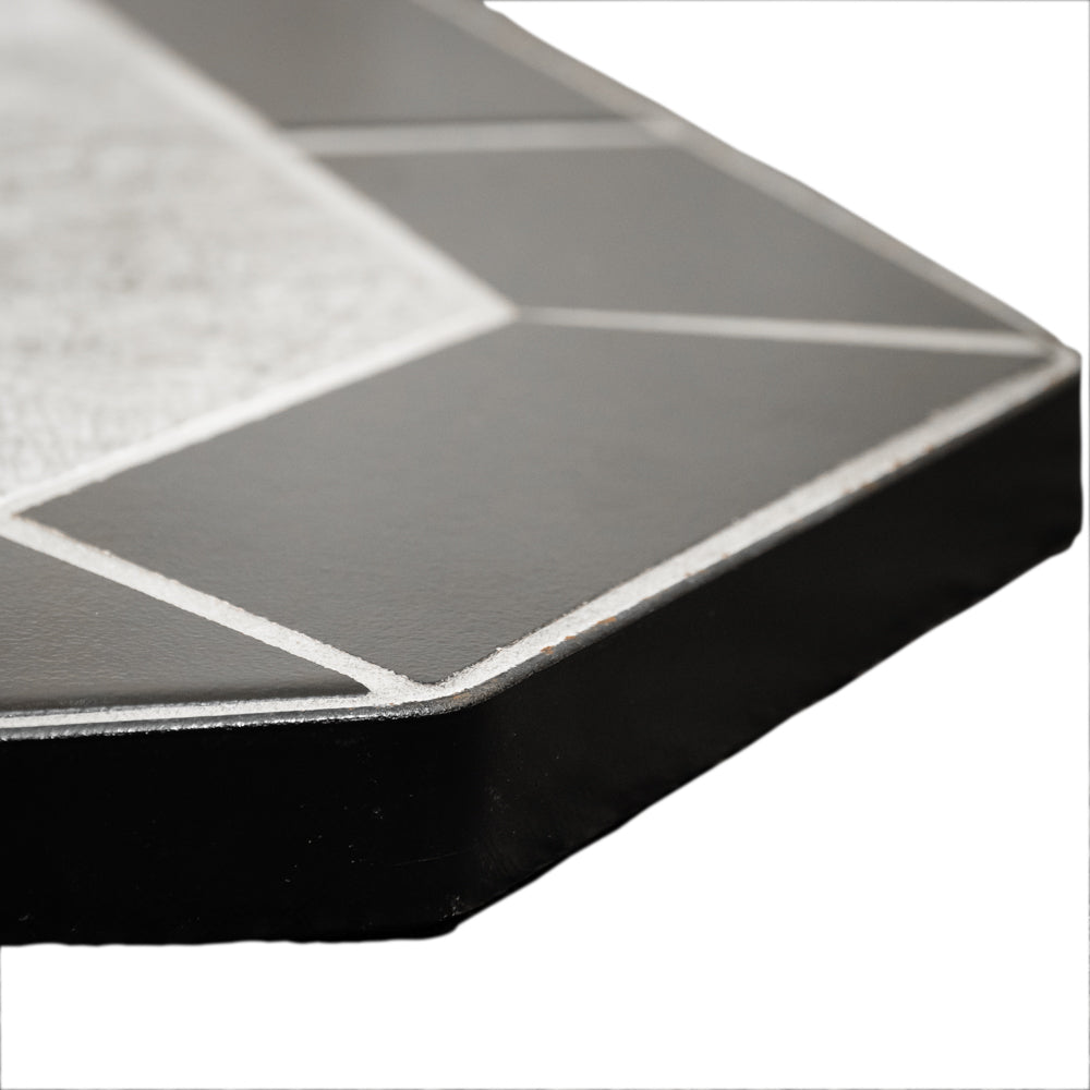 ComfortBilt Flatwall Hearth Pad - Fireplace Protector for Hardwood Floors - Winter Shadow Design - Perfect for Living Rooms, Bedrooms & Winter Home Decor