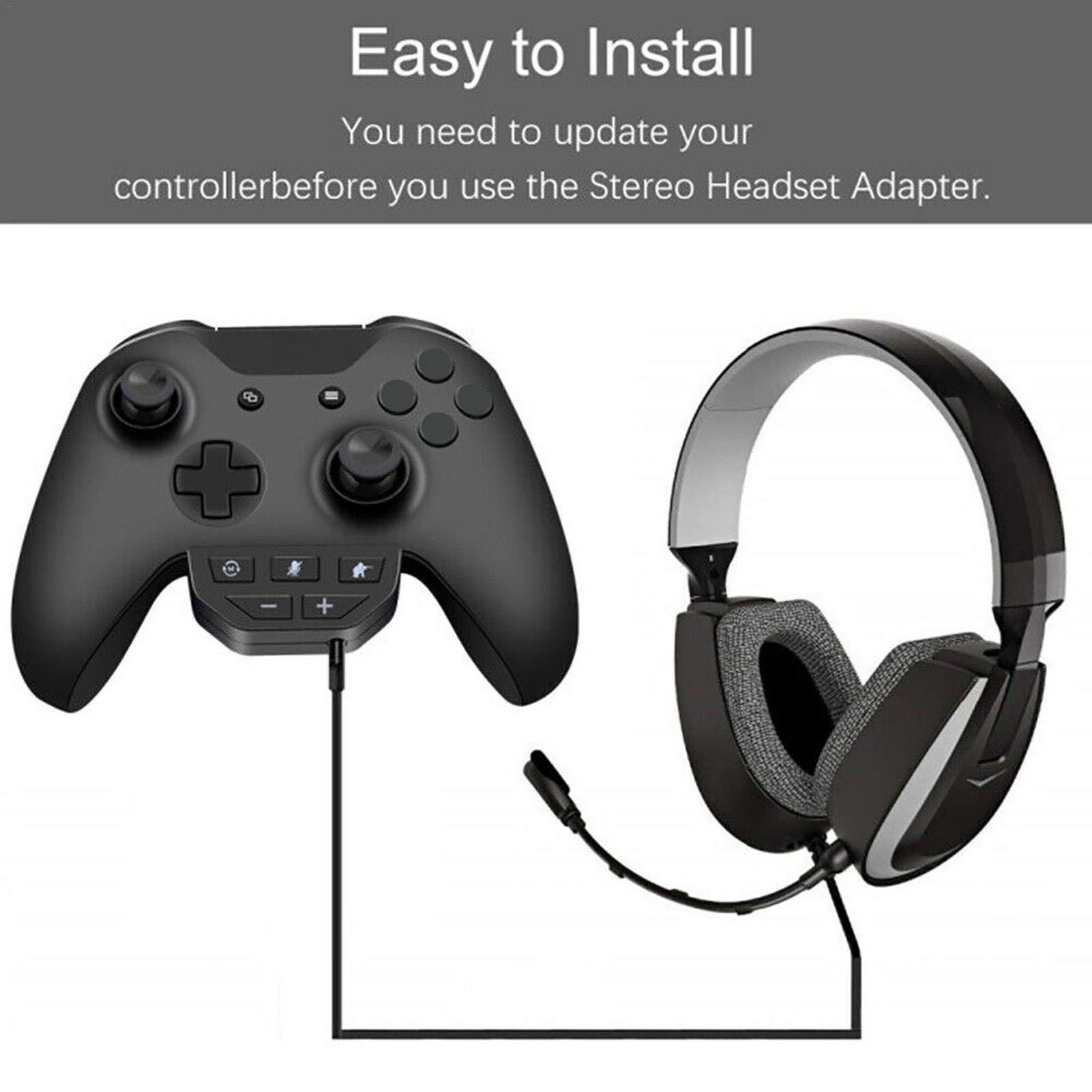 su-xuri Xbox Headset Adapter for Xbox Series X/S Controller - 3.5mm Stereo Audio Game Adapter for Gaming Headsets | Perfect for Xbox Series X, Xbox Series S & Xbox One Gaming Sessions