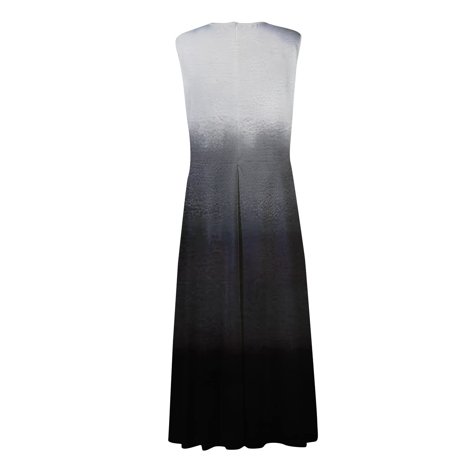 Women's Floral Print Wrap V-Neck Maxi Dress - Sleeveless Ruched Beach Sundress for Spring & Summer | Perfect for Vacations, Weddings & Outdoor Events