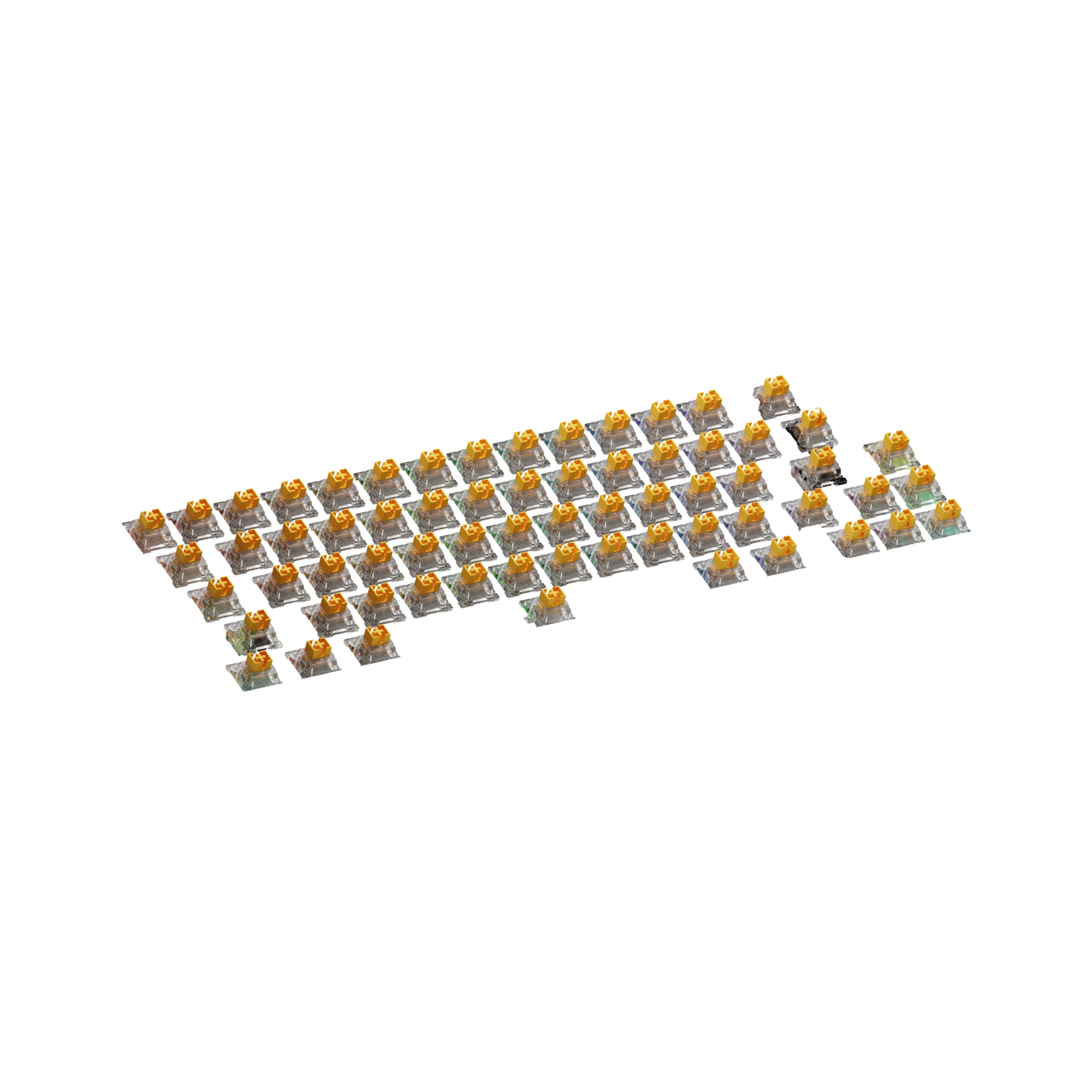 Glorious Panda Mechanical Keyboard Switches - 65 ANSI Standard for Gaming & Typing | Perfect for PC, Mac, and Custom Keyboard Builds