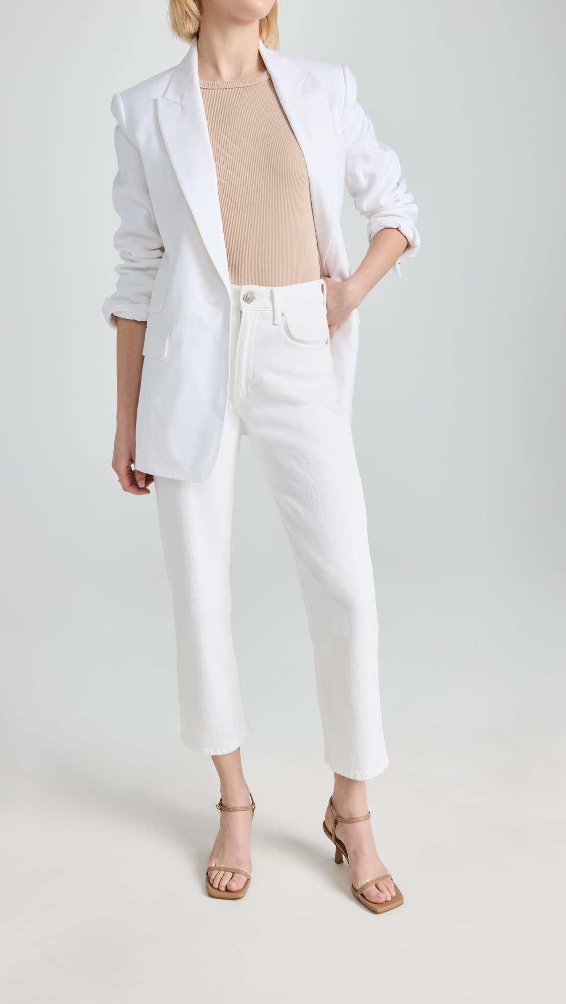 rag & bone Women's Harlow Jeans - High-Rise Skinny Jeans for Women | Stretch Denim Pants | Perfect for Casual Wear, Office & Night Out
