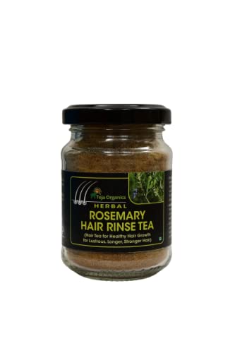 Organic Rosemary Hair Rinse Tea for Hair Loss Reduction - 50g | Natural Scalp Treatment for Thicker, Healthier Hair | Perfect for Daily Hair Care & Post-Wash Routine