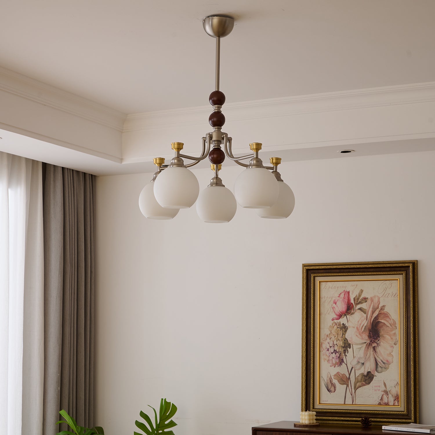 Lucienne Orb Chandelier - Modern Crystal Ceiling Light Fixture for Dining Room, Living Room & Bedroom | Elegant Lighting for Home Decor & Interior Design