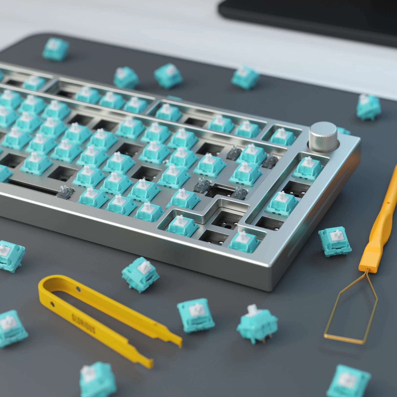 Lynx MX Mechanical Keyboard Switches - Smooth Linear Unlubed for Gaming & Typing | Compatible with Custom Keyboards & DIY Builds | Perfect for Esports, Office Work & Mechanical Keyboard Enthusiasts