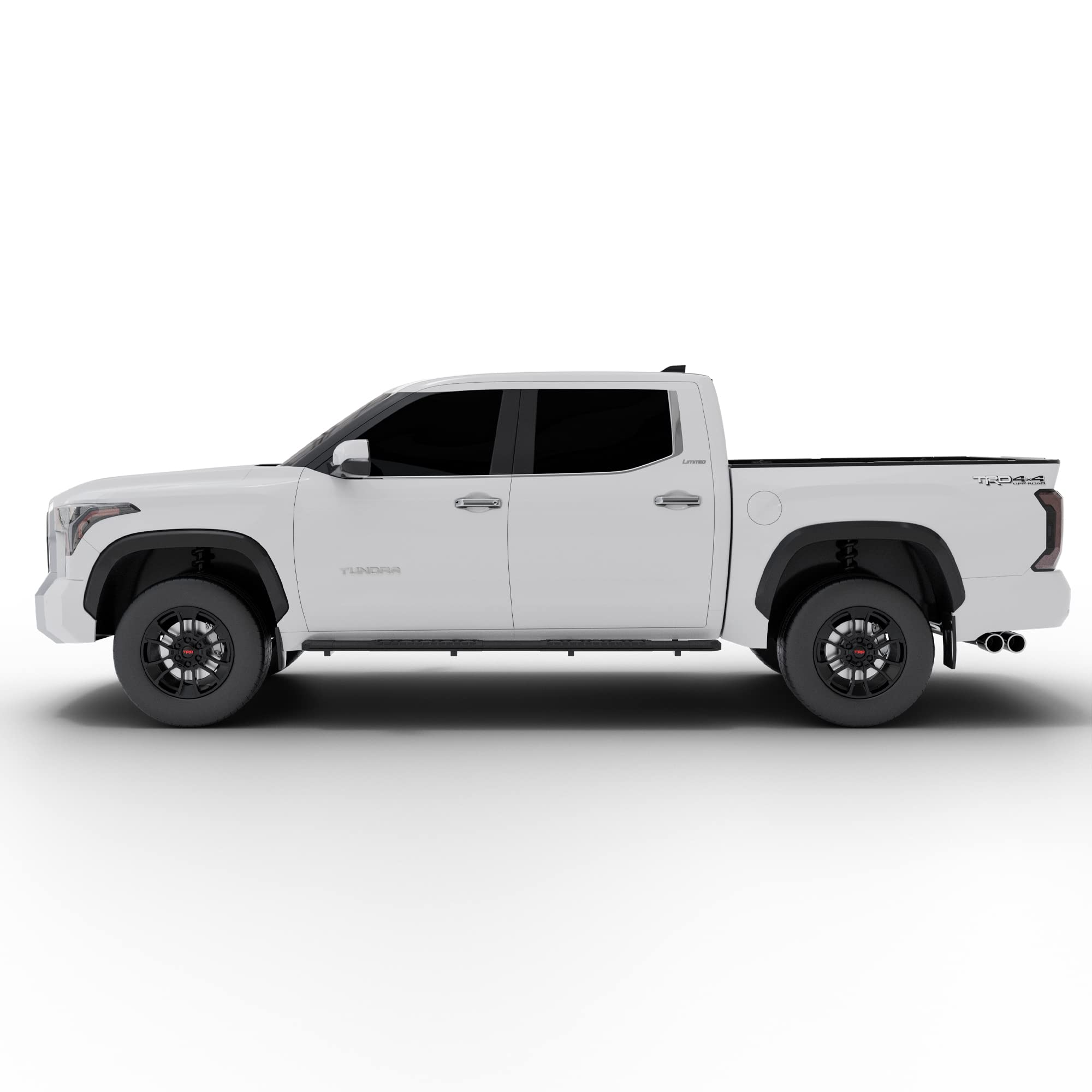 Vanguard Black Powdercoat Rival Running Boards for 2022-2024 Toyota Tundra Double Cab | Heavy Duty Side Steps | Enhanced Vehicle Access & Off-Road Protection