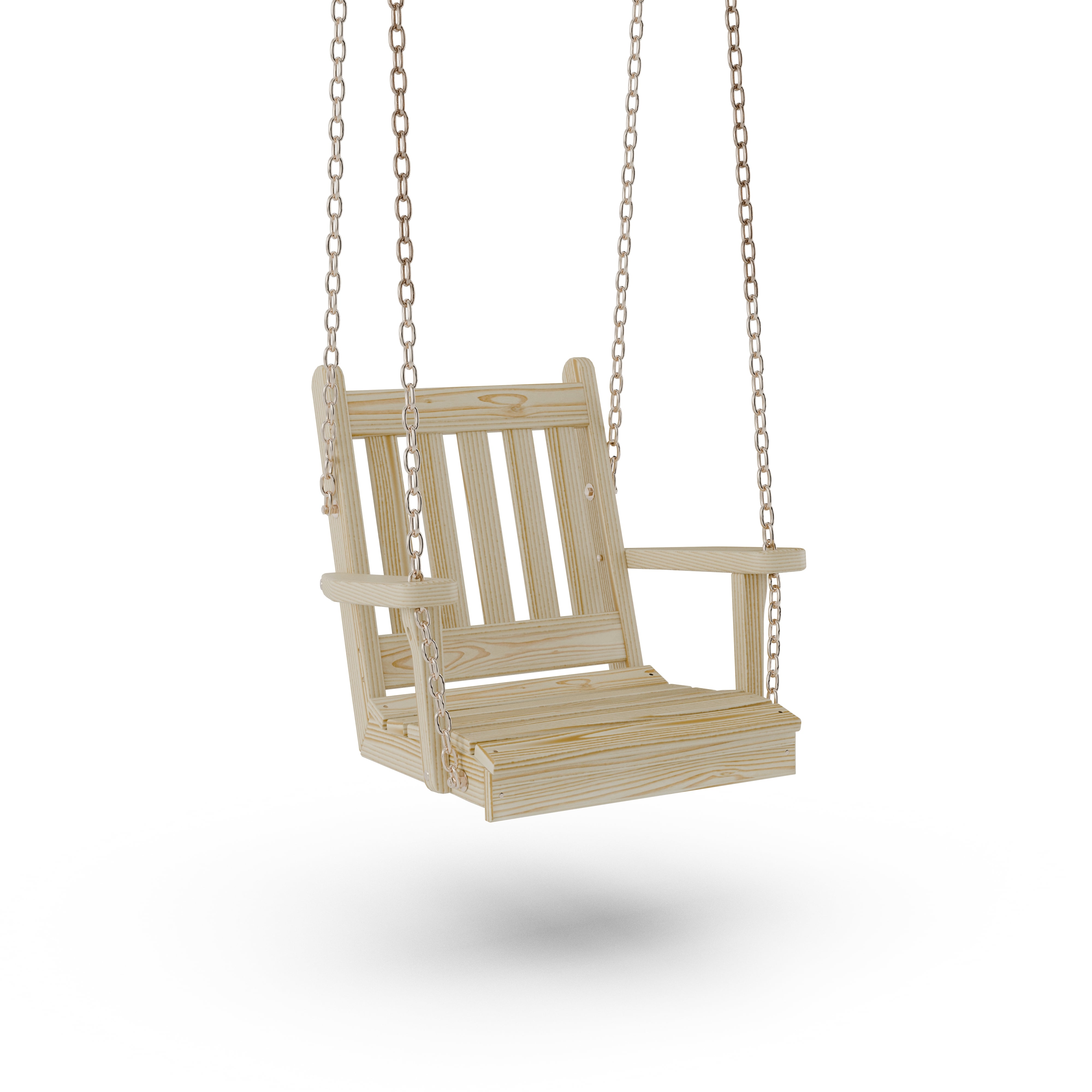 Keystone Amish Co. Franklin Swing Chair - Handcrafted Wooden Porch Swing for Outdoor Relaxation - Perfect for Patio, Garden, and Backyard Lounging
