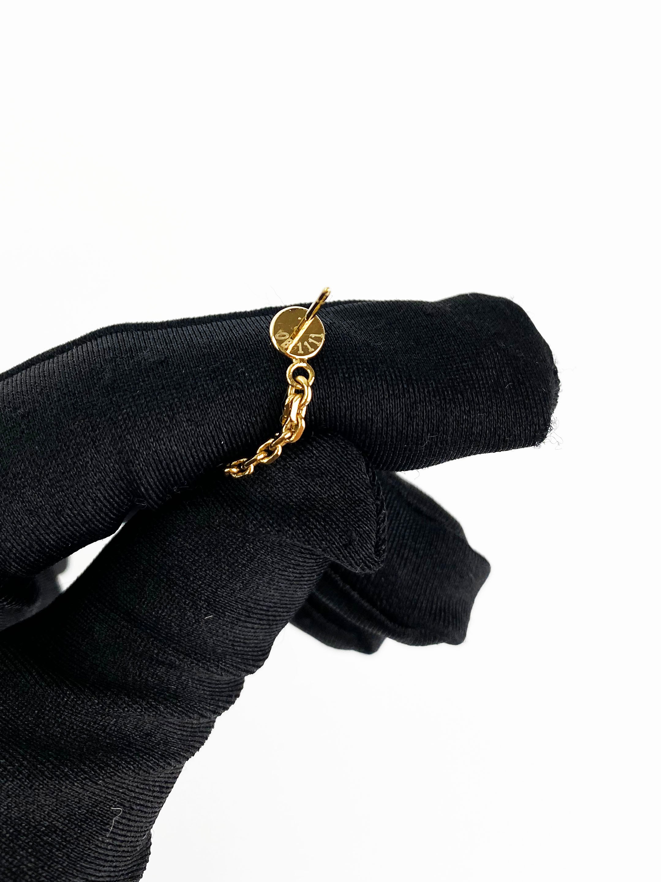 Authentic Louis Vuitton Gamble Earrings - Luxury Gold-Plated Hoop Earrings for Women | Perfect for Parties, Date Nights & Special Occasions