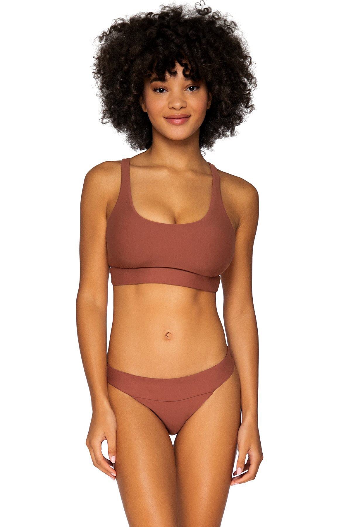 Teagan Tank Bikini Top Swimsuit for Women - High Support Swimwear for Surfing, Swimming & Beach Vacation | Quick Dry & UPF 50+ Sun Protection