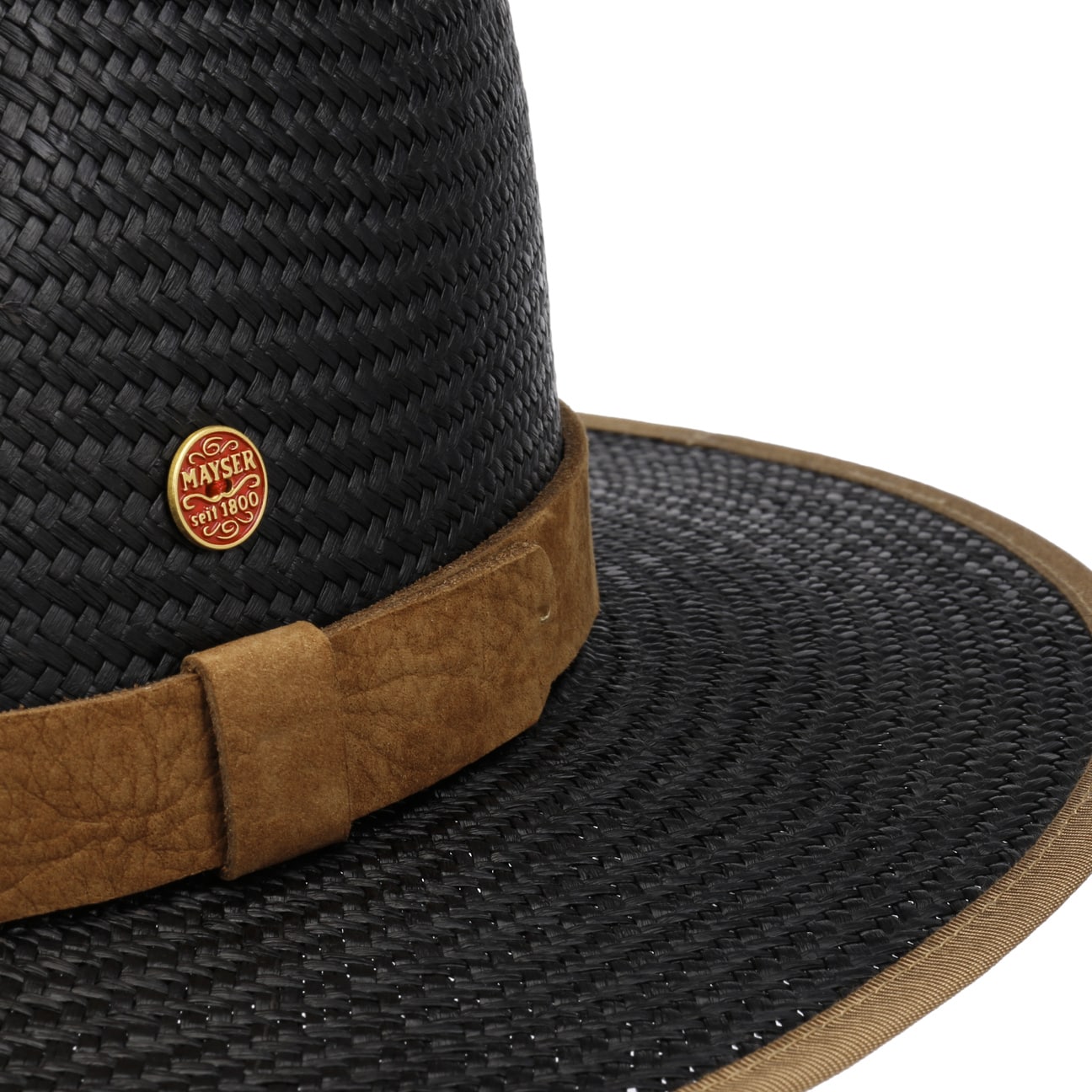 Authentic Fernando Panama Hat by Mayser - Handwoven Straw Sun Hat for Men & Women - Perfect for Beach, Summer Vacations & Outdoor Adventures