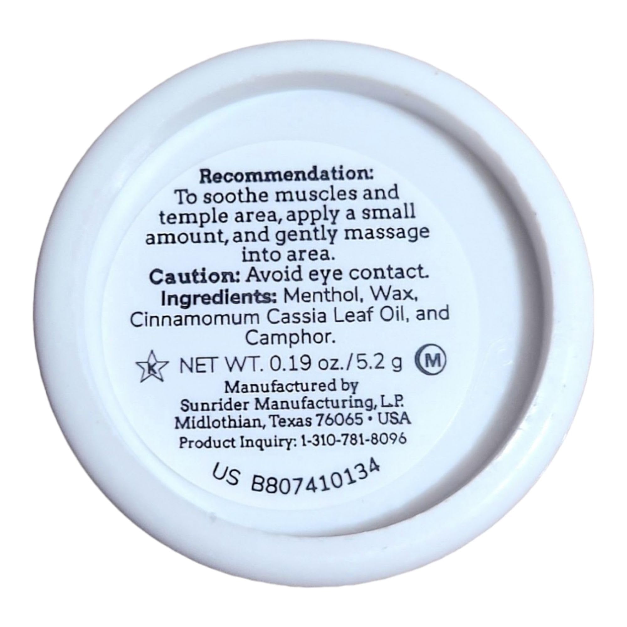 Sunbreeze Balm 0.19 oz - Soothing Herbal Relief for Muscle & Joint Pain - Perfect for Travel, Sports & Outdoor Activities