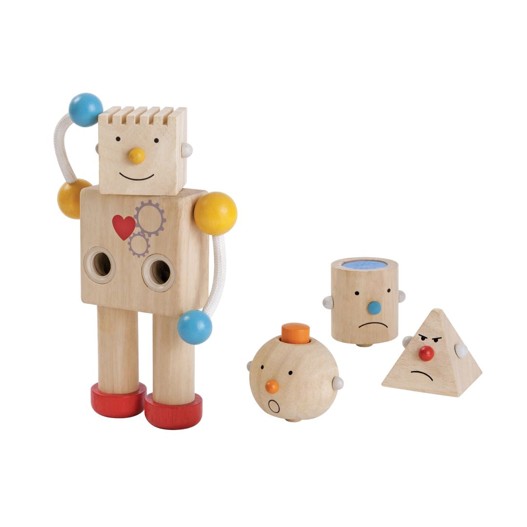 DIY Wooden Robot Building Kit for Kids - STEM Educational Toy for Creative Play & Learning - Perfect for Home, Classroom & Birthday Gifts