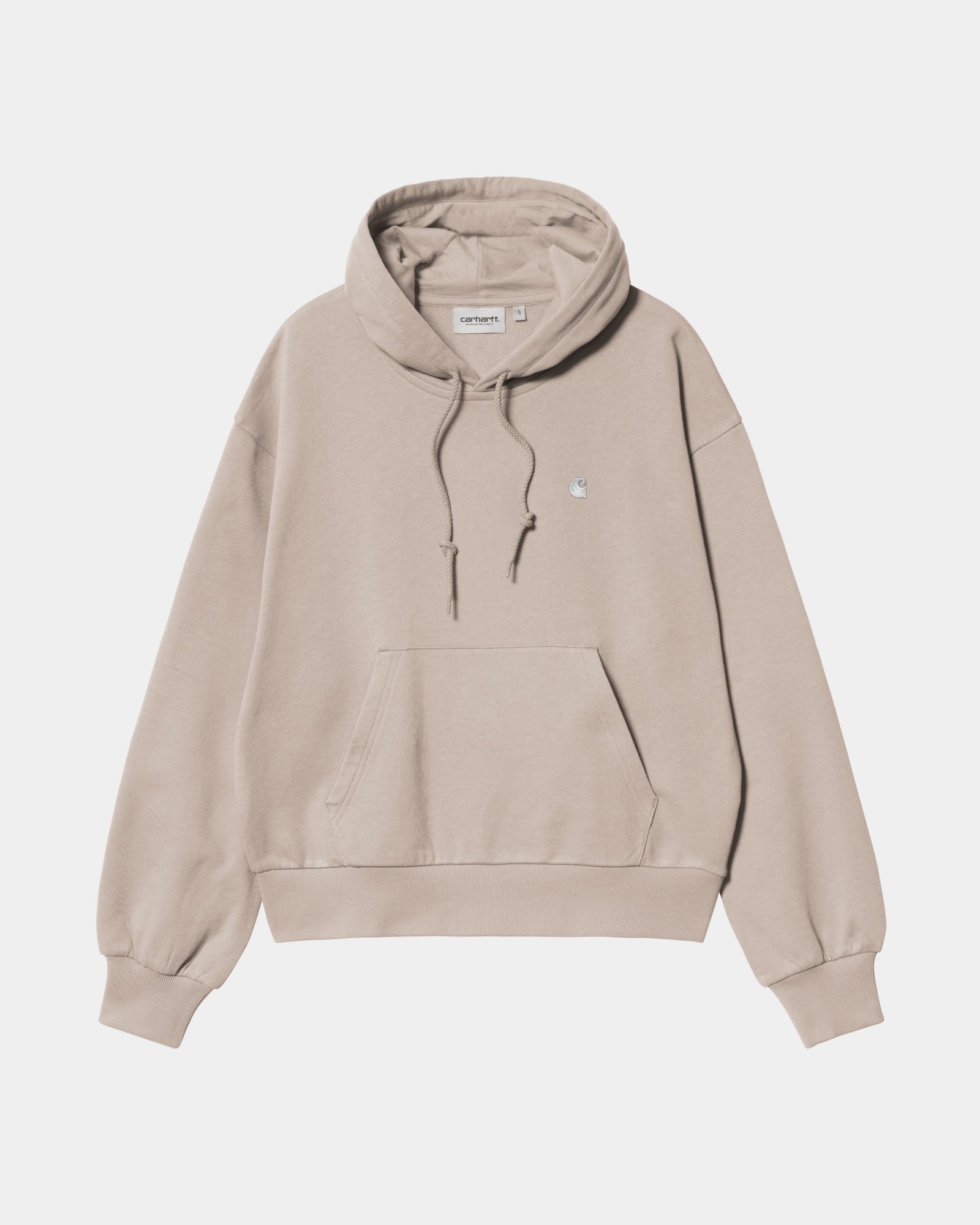 Casey Hooded Sweatshirt for Women - Soft Cotton Pullover in Dusky Beige | Perfect for Casual Wear, Lounge & Outdoor Activities