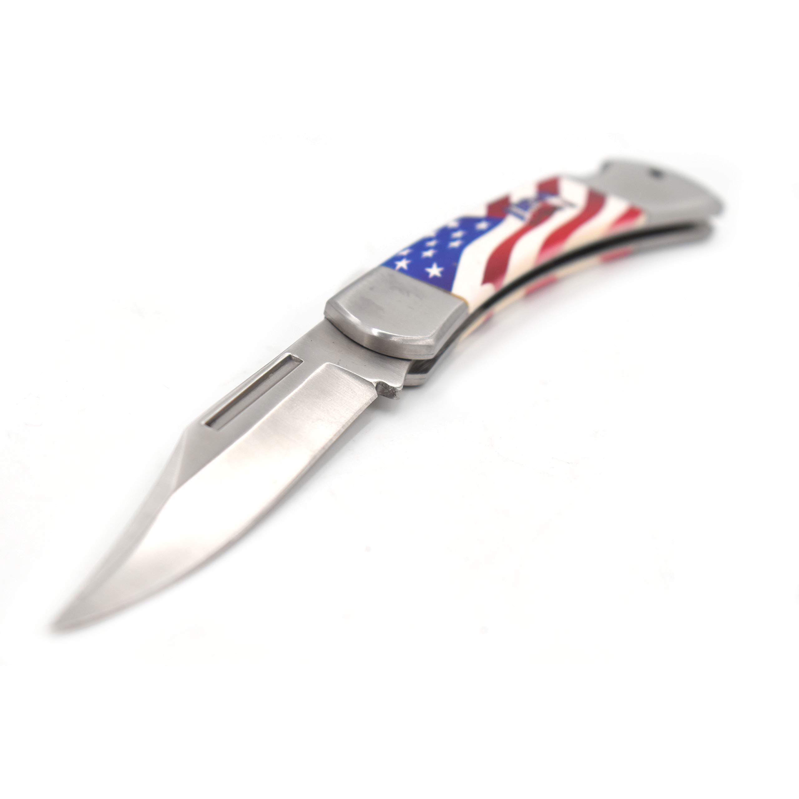 Premium Snake Eye Tactical Lockback Folding Pocket Knife - Collector's Edition with Ergonomic Handle Design - Perfect for Outdoor Adventures, Camping & Everyday Carry (USA Made)