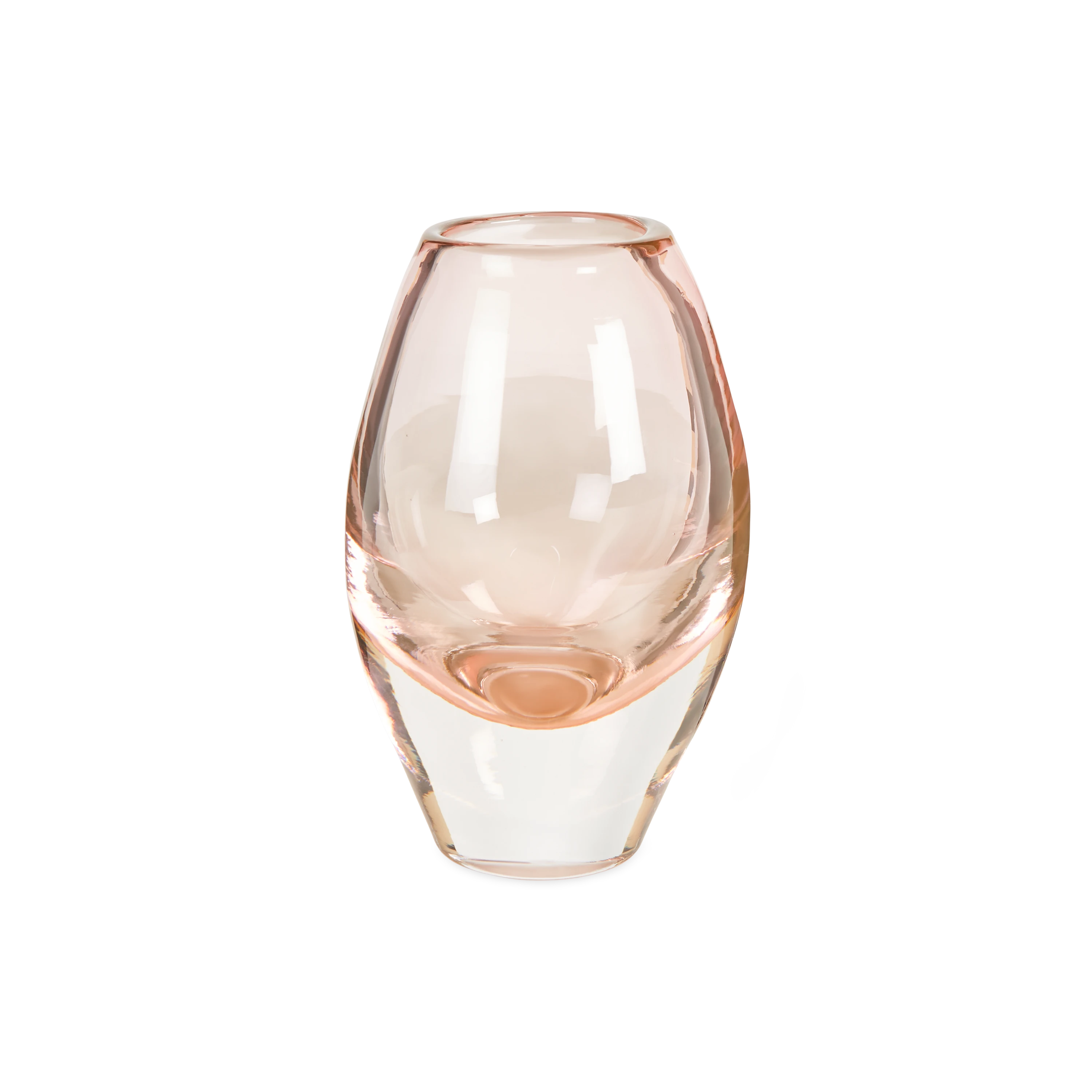 Elegant Jerzy Glass Vase - Handcrafted Clear Flower Vase for Home Decor, Wedding Centerpieces & Gift Giving