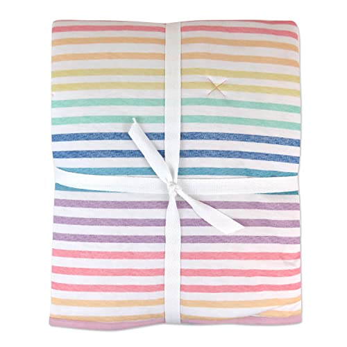 1-pack Rainbow Stripe Reversible Blanket