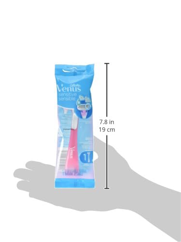 Venus Sensitive Disposable Razors - 36 Count Case Pack | Ultra Gentle Single Blade Razors for Women | Perfect for Travel, Gym & Everyday Shaving