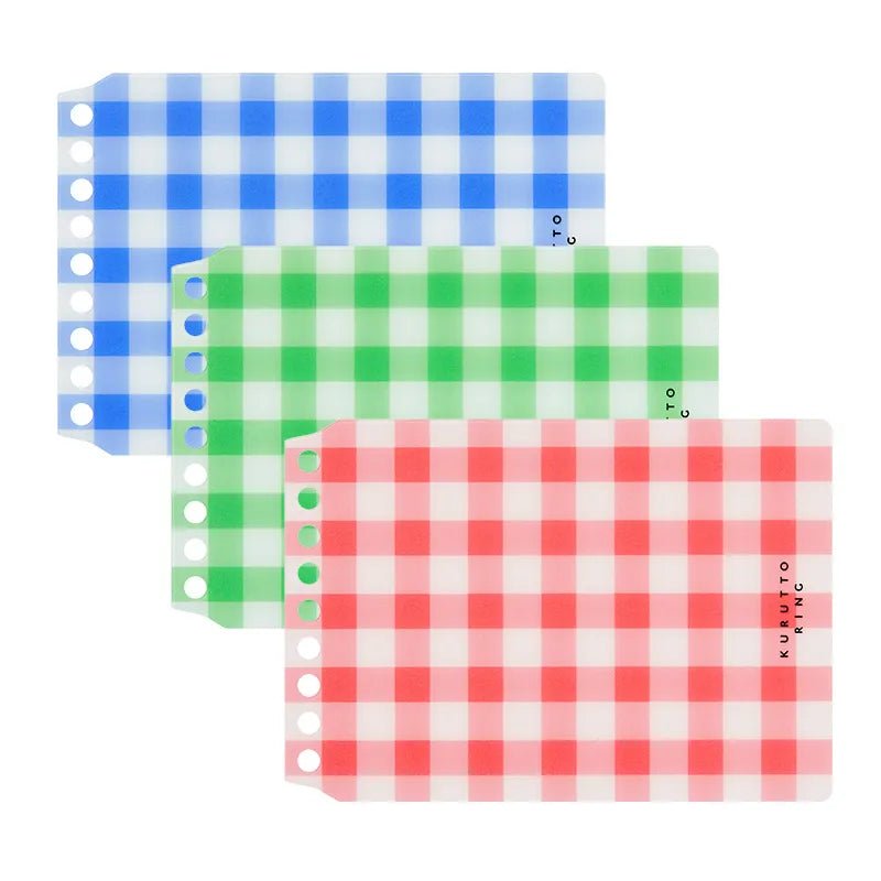 Kurutto Ring Mini Binder Cover - Maruman Refillable Notebook for School, Office & Journaling - Compact & Durable A5 Organizer for Students & Professionals