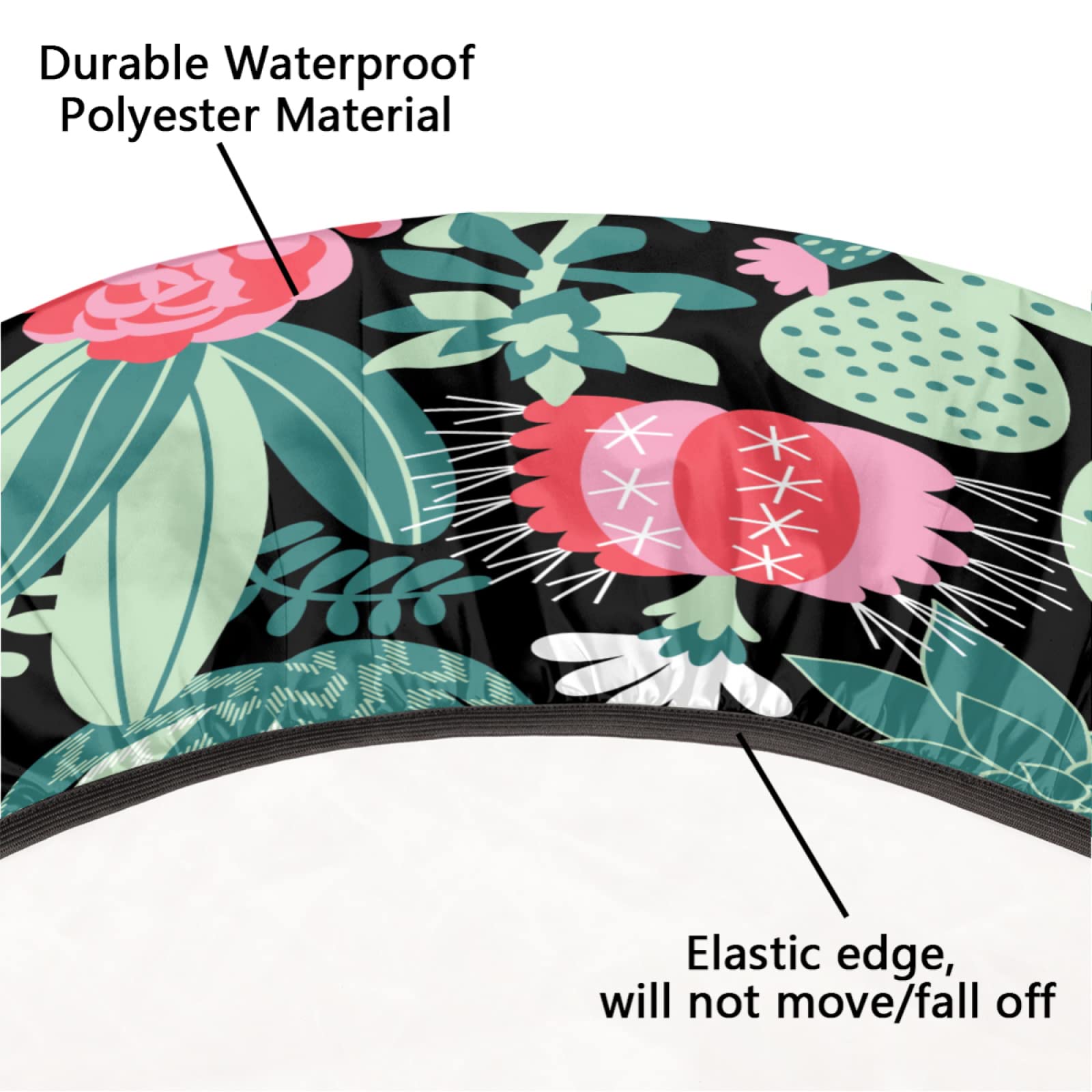 Waterproof Elastic Vinyl Tablecloth for 45