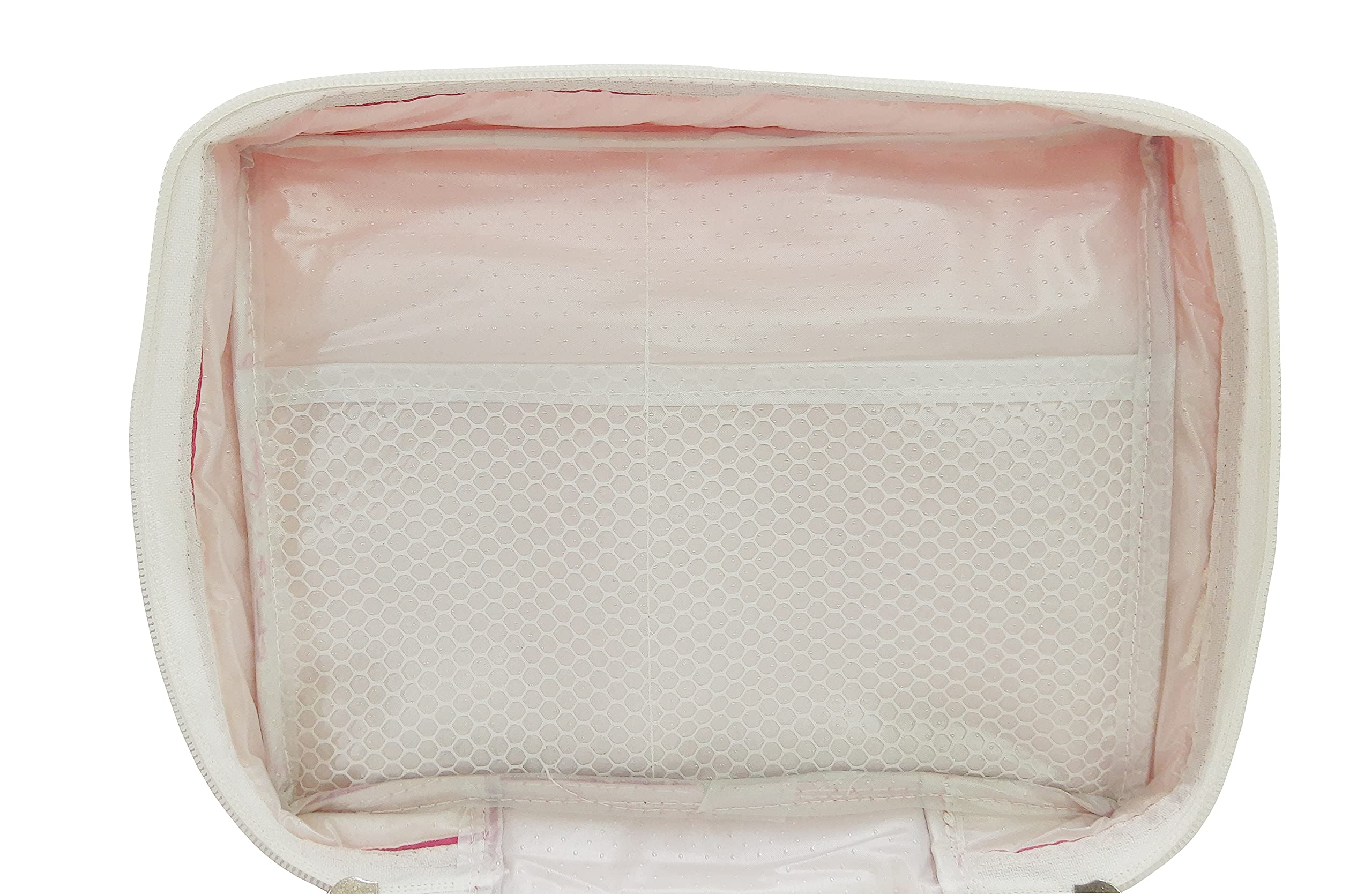 Pink Makeup Storage Box & Jewelry Organizer for Women - Portable Cosmetic Vanity Case, Toiletry Travel Pouch, Wardrobe Accessory - Perfect for Travel, Home & Daily Use