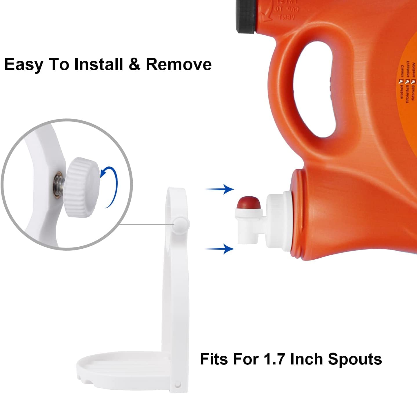 WMKGG 2-Pack Laundry Detergent Cup Holder & Drip Tray Set - No More Leaks, Perfect for Laundry Room Organization | Ideal for Top-Load Washers, Detergent Storage & Spill Prevention