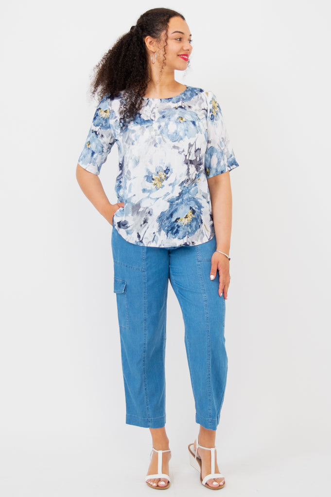 Liza Top - Stylish Muse Linen Bamboo Blouse for Women | Perfect for Summer Outfits, Casual Wear & Office Fashion