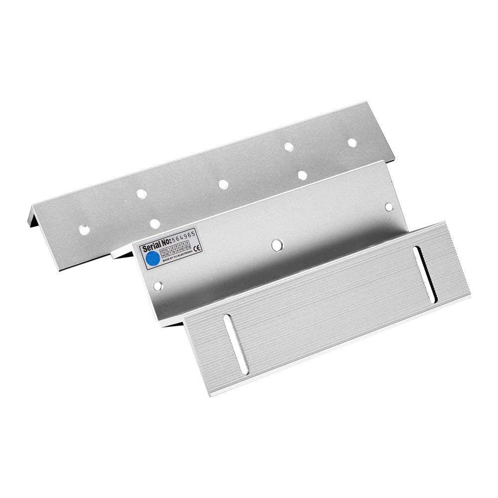 UHPPOTE 1200Lb Heavy Duty Outdoor Electric Magnetic Lock with Mounting Bracket - Secure Inswinging Doors for Commercial Buildings, Offices & Smart Home Security Systems